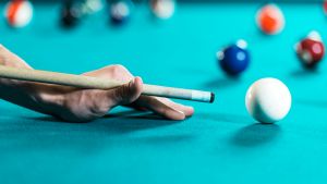 Photo of a pool table
