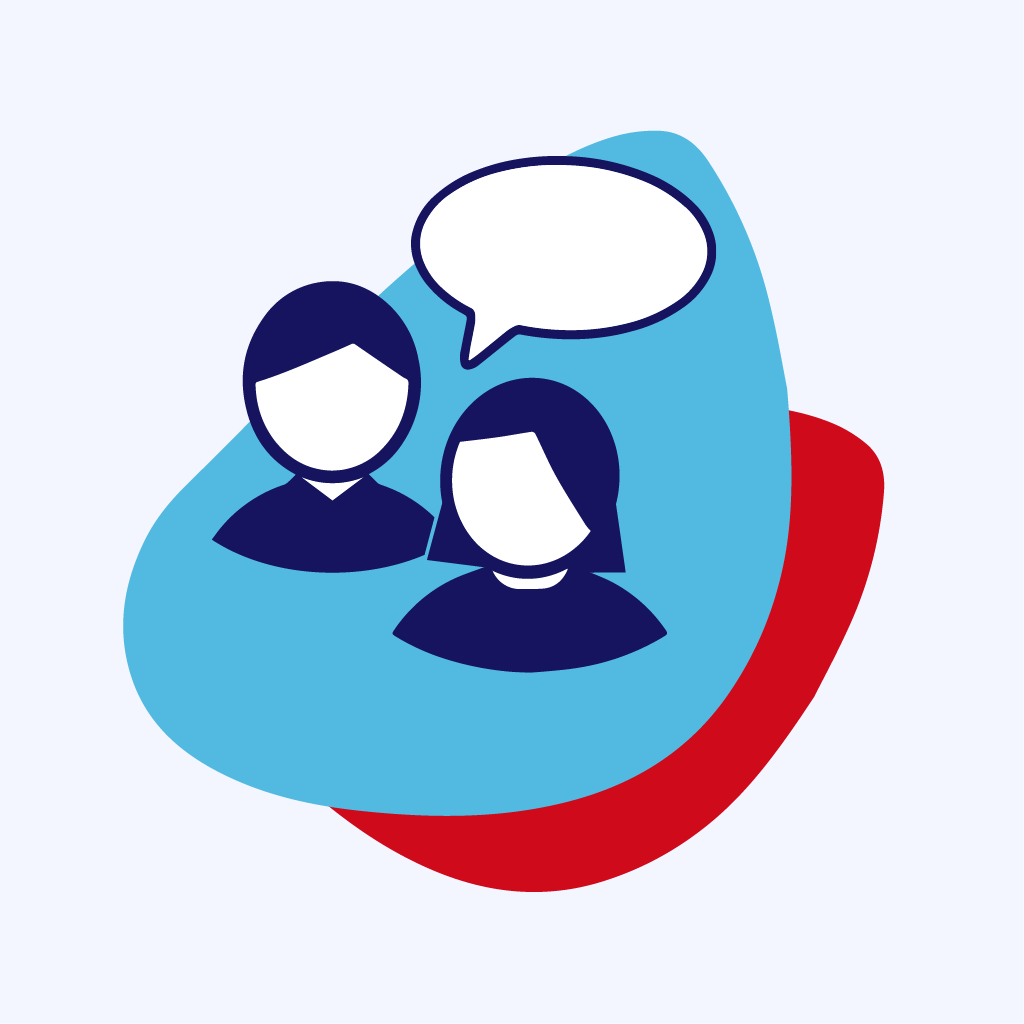 Veilig gesprek app icon